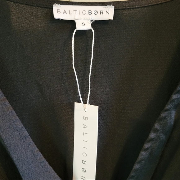 Baltic Born Black Sicily Satin Maxi Dress - Picture 8 of 8